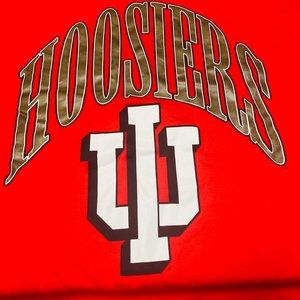 Vintage Red Indiana Hoosiers Single Stitch T-shirt